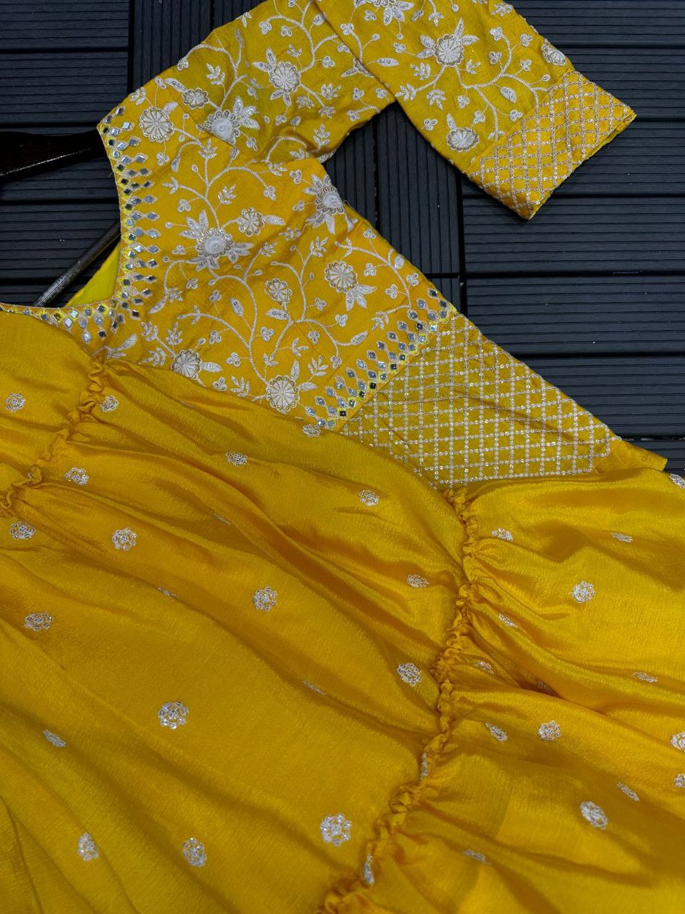 Presenting a New Party Wear Look Jacket Lehenga With Dupatta