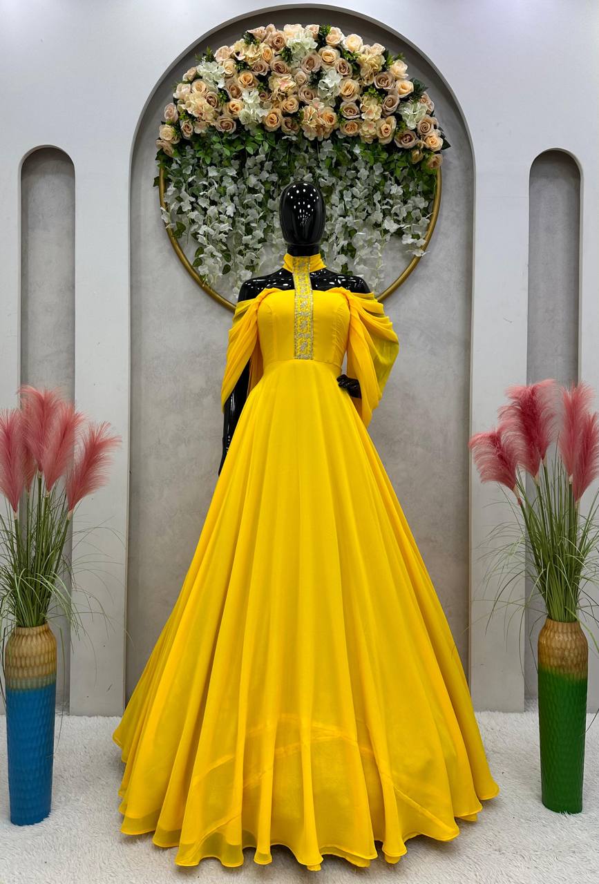 Looking for this same colour beautiful Designer Padded Gown