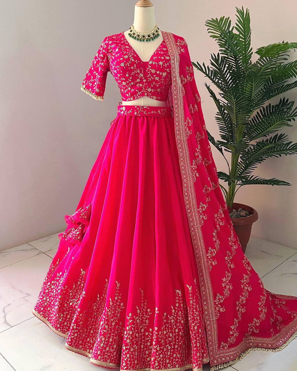 New Wedding Collection Lehenga Choli With Full Heavy Embroidery Sequence Work