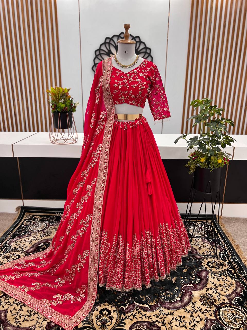 New Wedding Collection Lehenga Choli With Full Heavy Embroidery Sequence Work