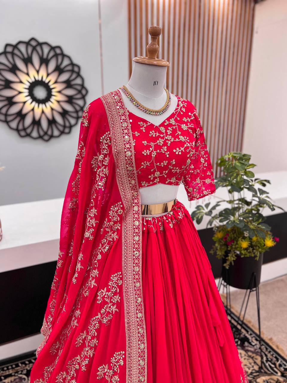 New Wedding Collection Lehenga Choli With Full Heavy Embroidery Sequence Work