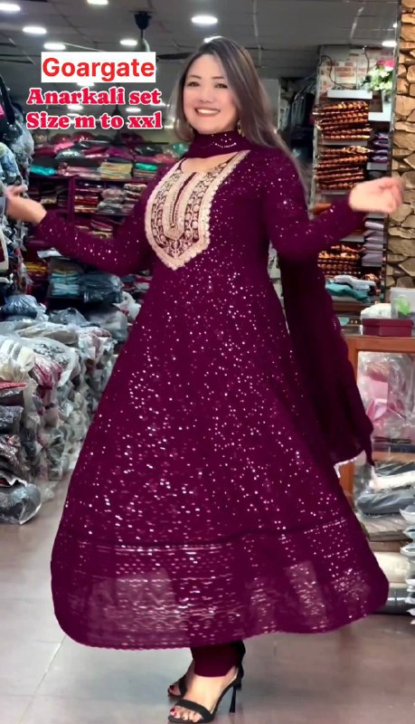 NEW ĐĚSIGNER PARTY WEAR LOOK CHIKANKARI GOWN WITH DUPPATA AND EMBRODARY WORK