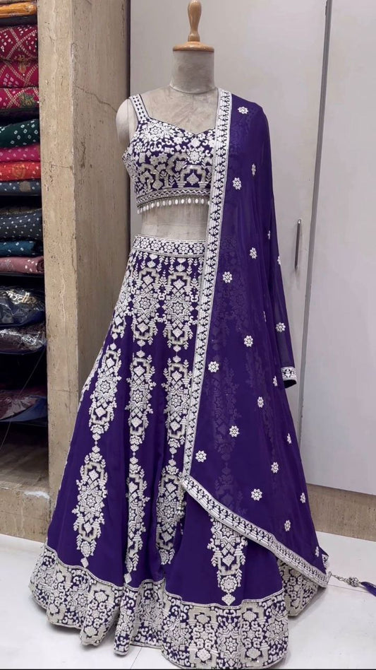 New Super hit Marriage Function Embroidery work  Lehengha choli