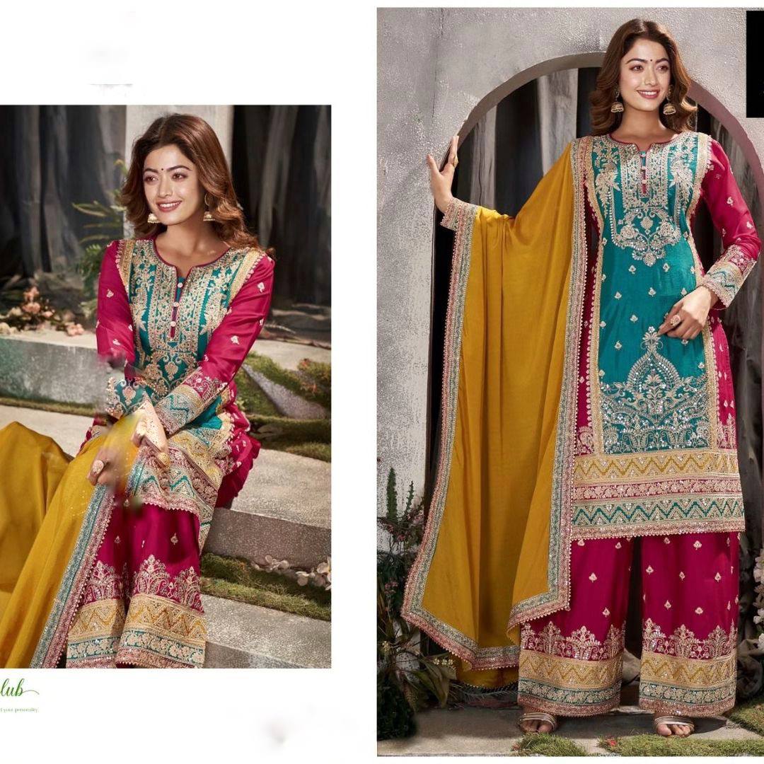 New Eud Collection Top-Bottom And Dupatta Set Fully Stitched Ready To Wear