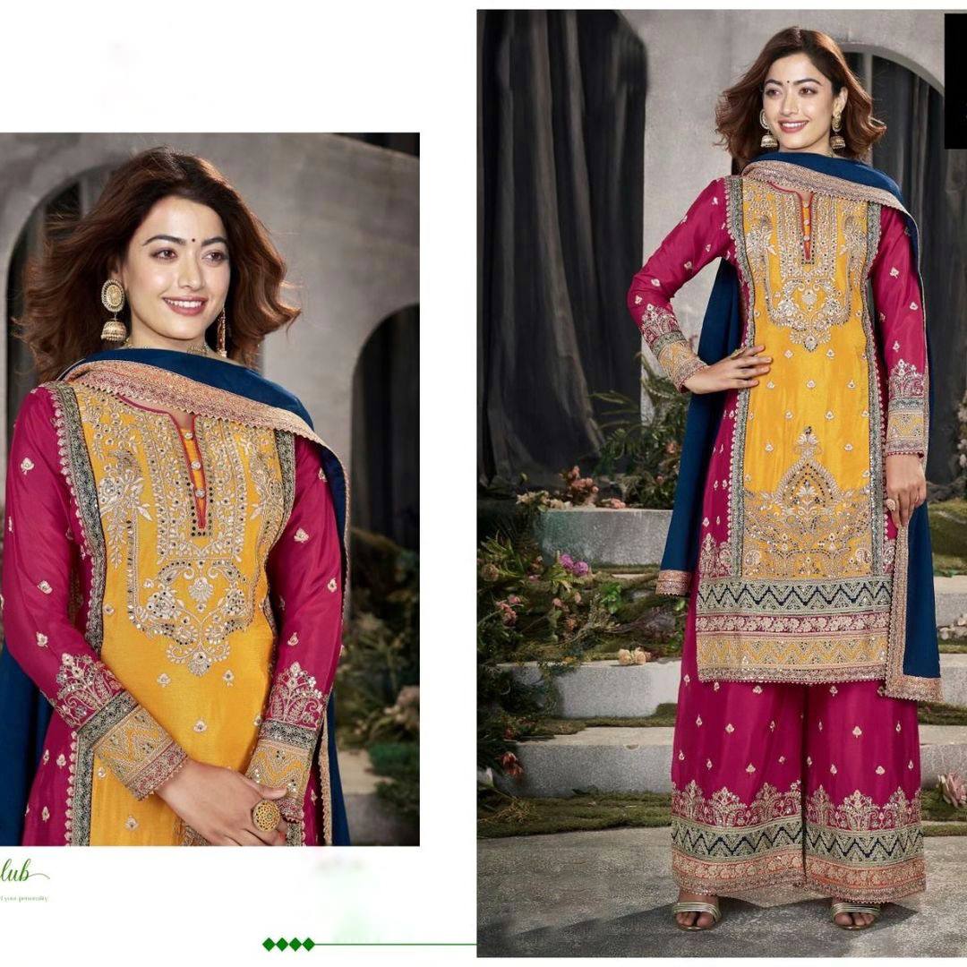 New Eud Collection Top-Bottom And Dupatta Set Fully Stitched Ready To Wear