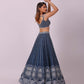 Flaunt this beautiful pair of lehenga set with the most prettiest design at your special event
