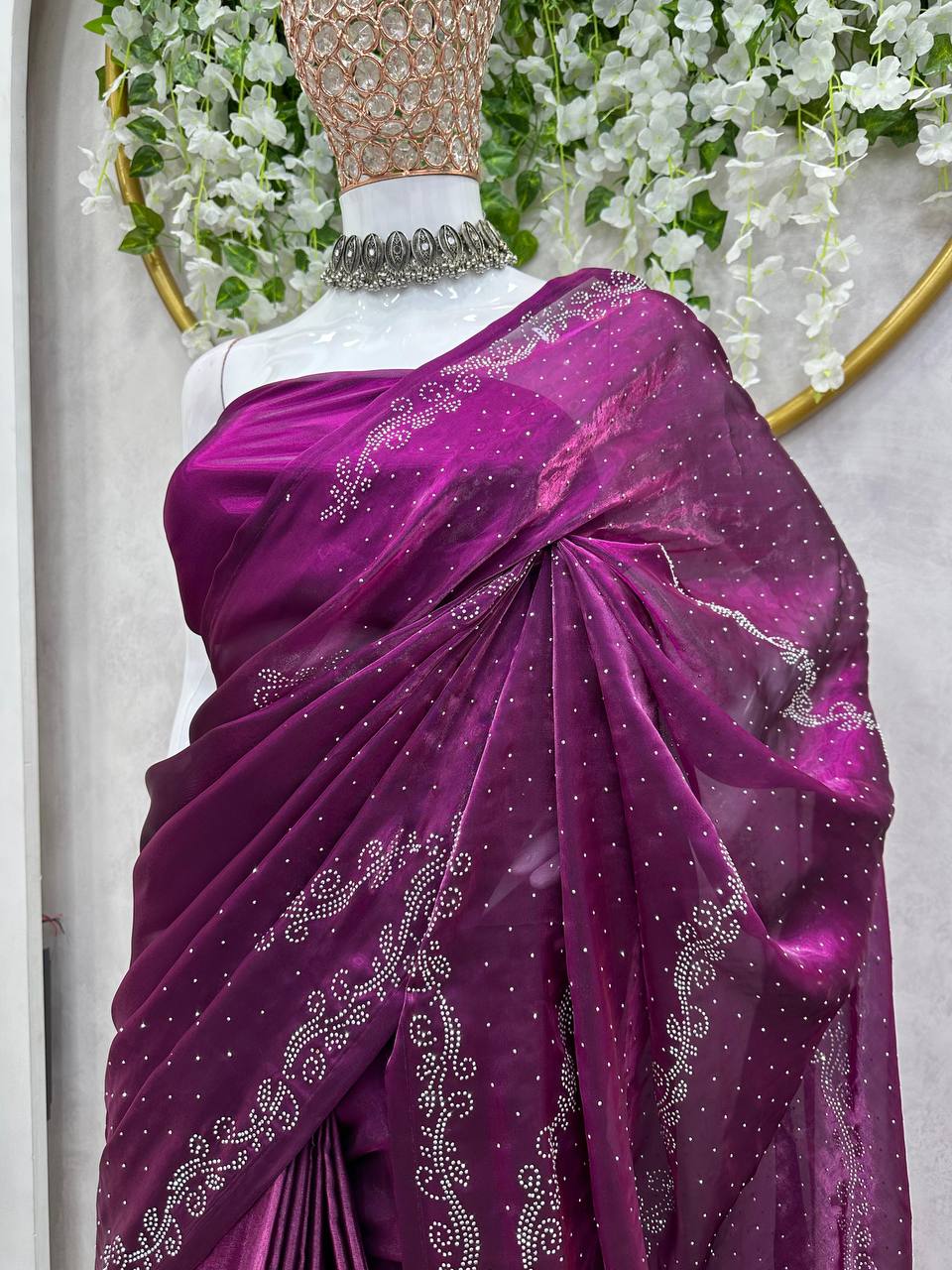 Looking some one for this same colour beautiful Designer Saree