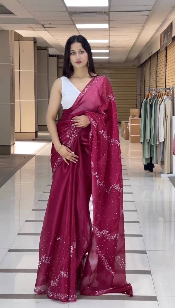 Looking some one for this same colour beautiful Designer Saree