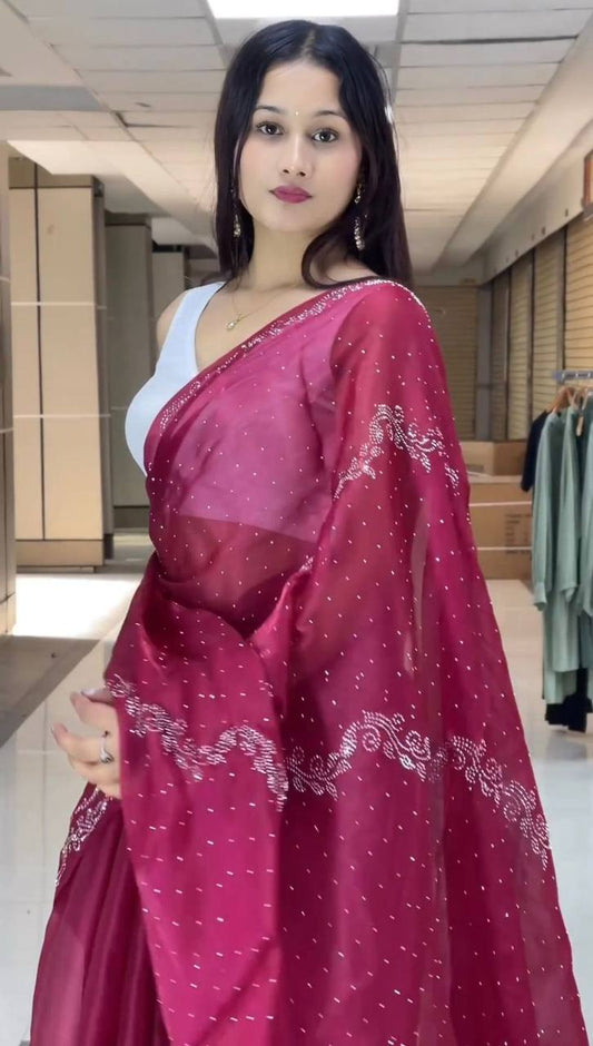 Looking some one for this same colour beautiful Designer Saree