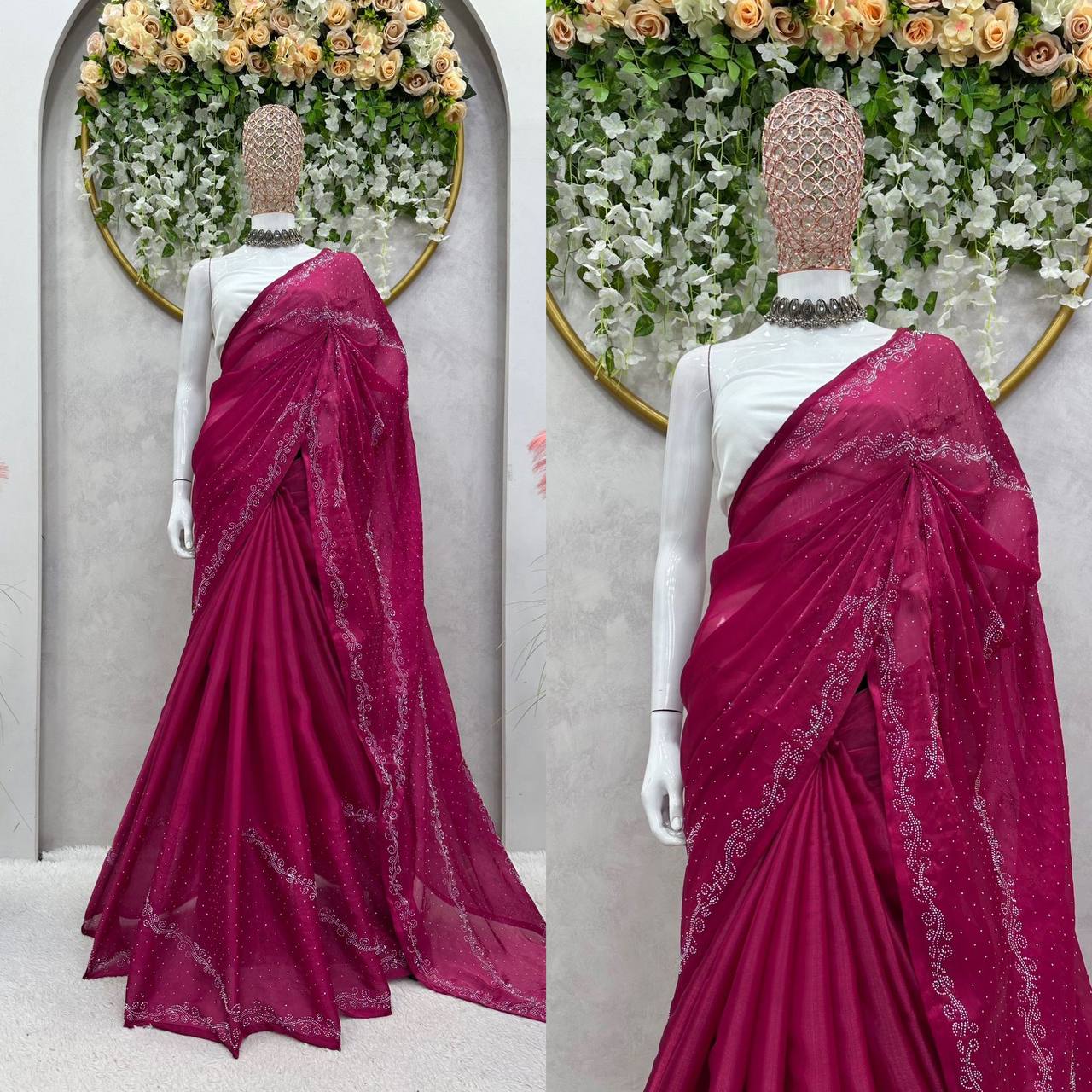 Looking some one for this same colour beautiful Designer Saree