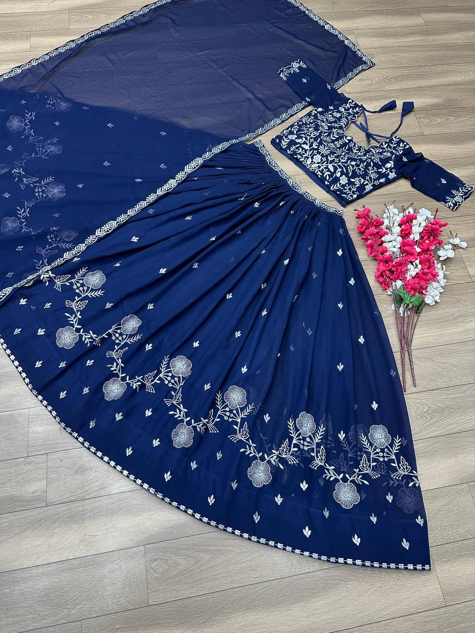 Fox Georgette Launching New Festival Lehenga Choli