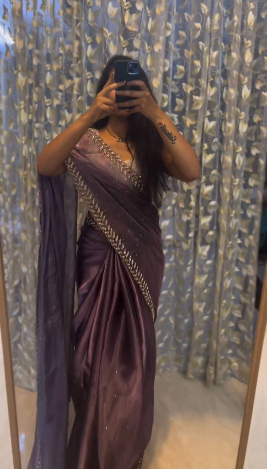 Looking some one for this same colour beautiful Designer Saree