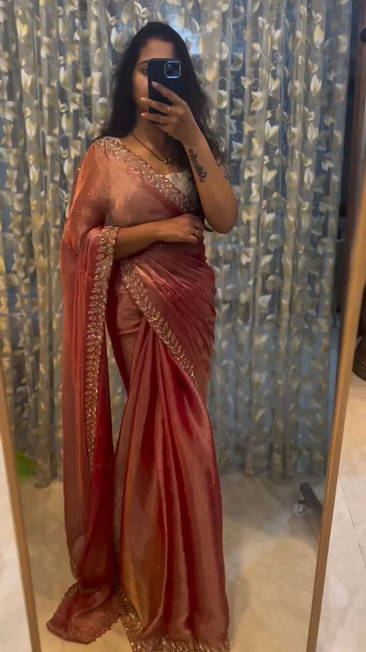 Looking some one for this same colour beautiful Designer Saree