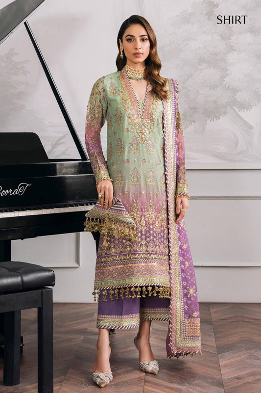 NEW DESIGNER HEAVY FUAX GEORGETTE PAKISTANI SUIT