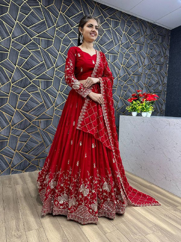 Fox Georgette Launching New Festival Lehenga Choli