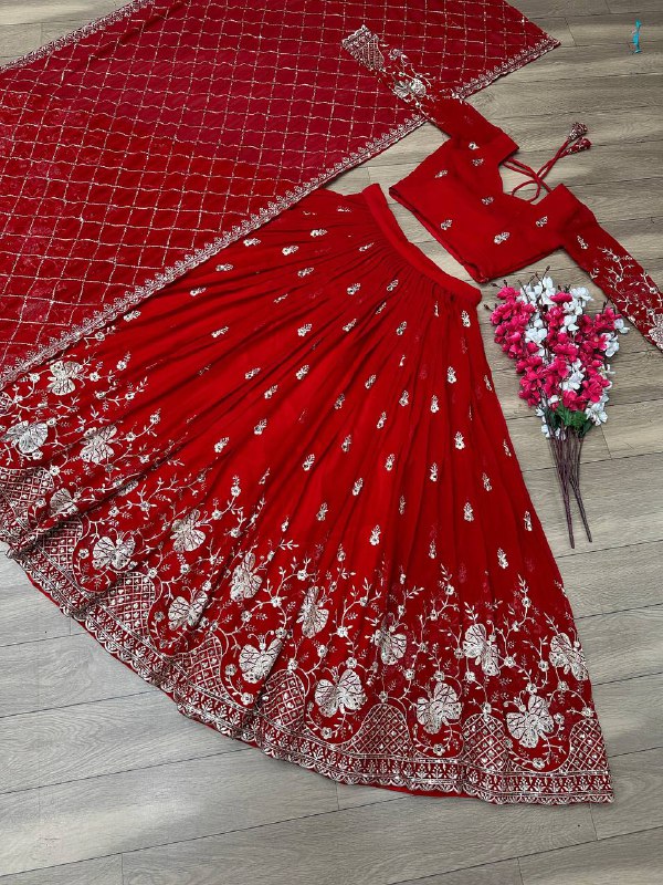 Fox Georgette Launching New Festival Lehenga Choli