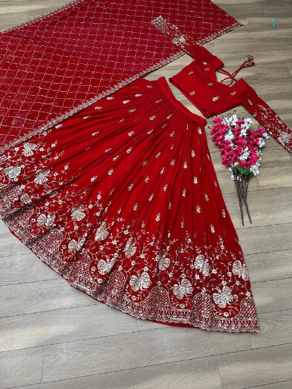 Fox Georgette Launching New Festival Lehenga Choli