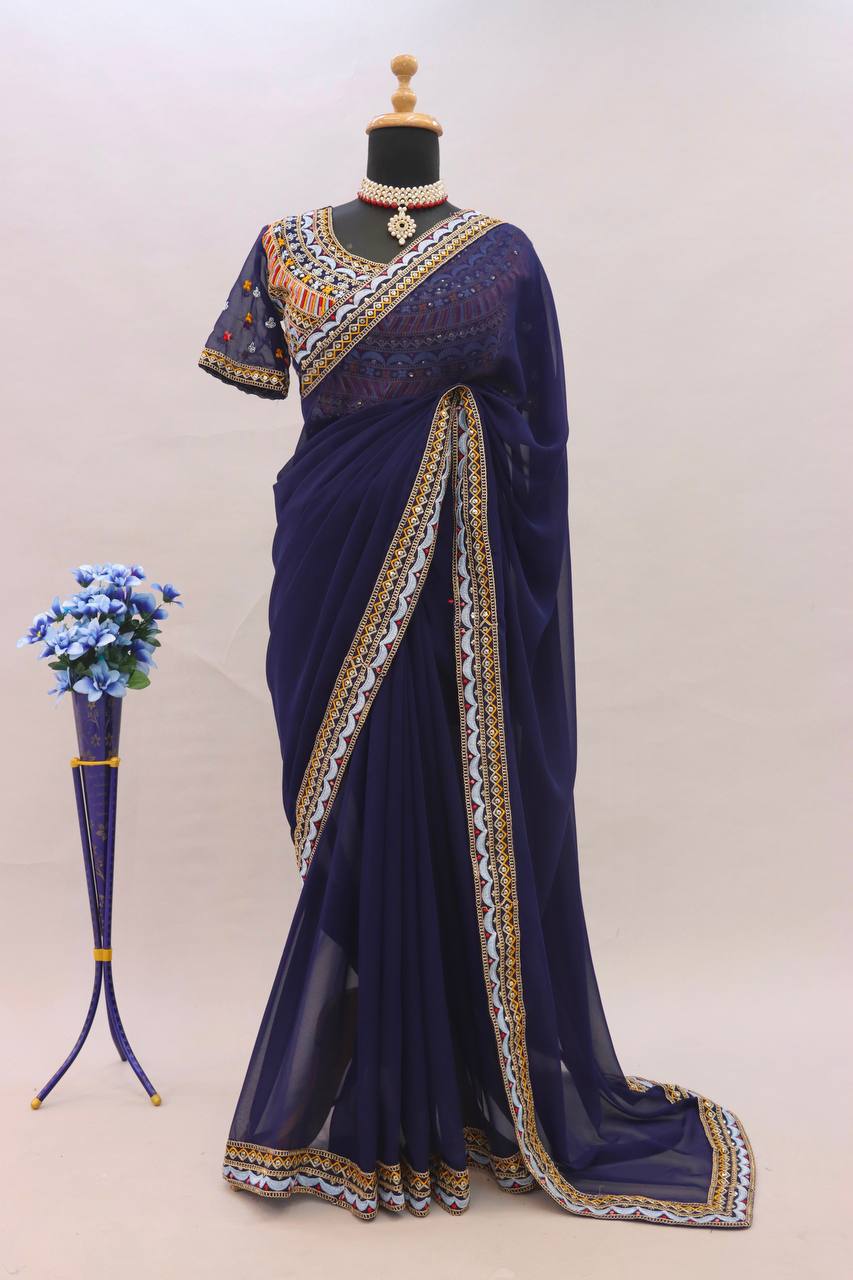 Beautiful Party wear saree Collection Presented