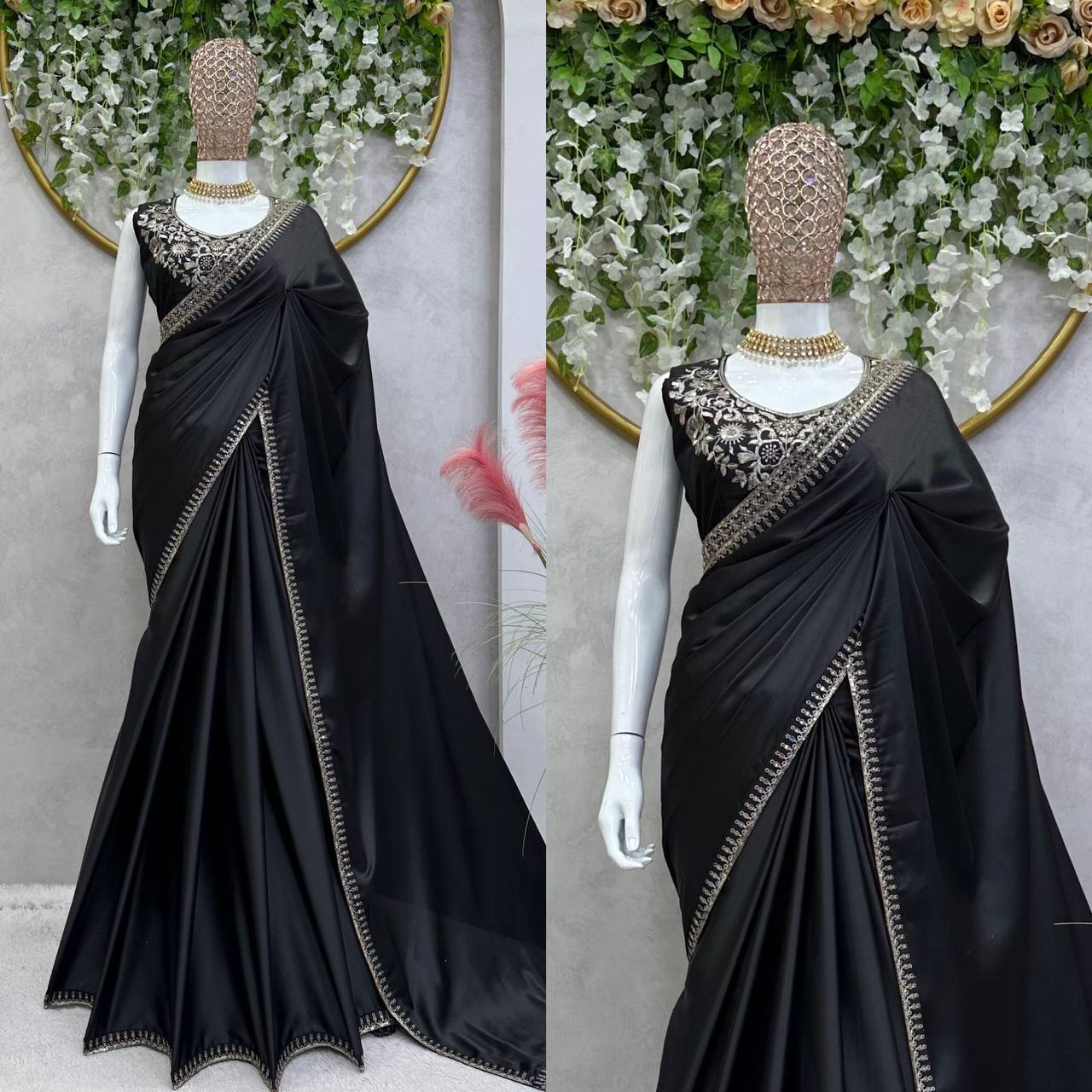 Looking some one for this same colour beautiful Designer Saree