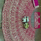 Launching 4 Meter Flared,Real Mirror Sequins Embroidered Work Lehenga