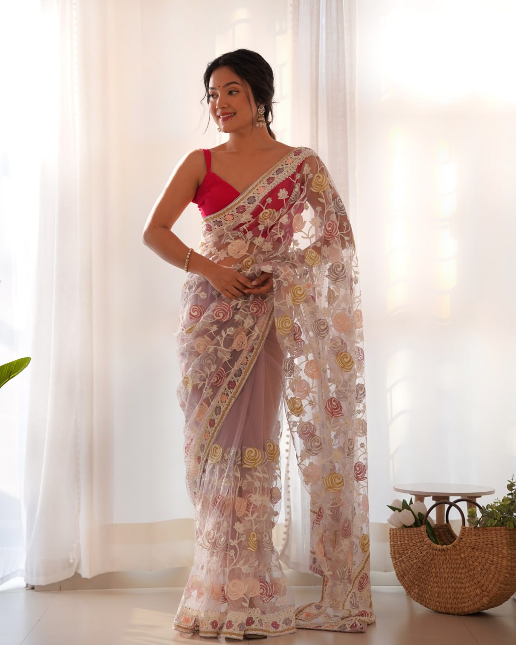 Presenting You Most Beautiful Latest Saree Collection With Real Modelling Shoot