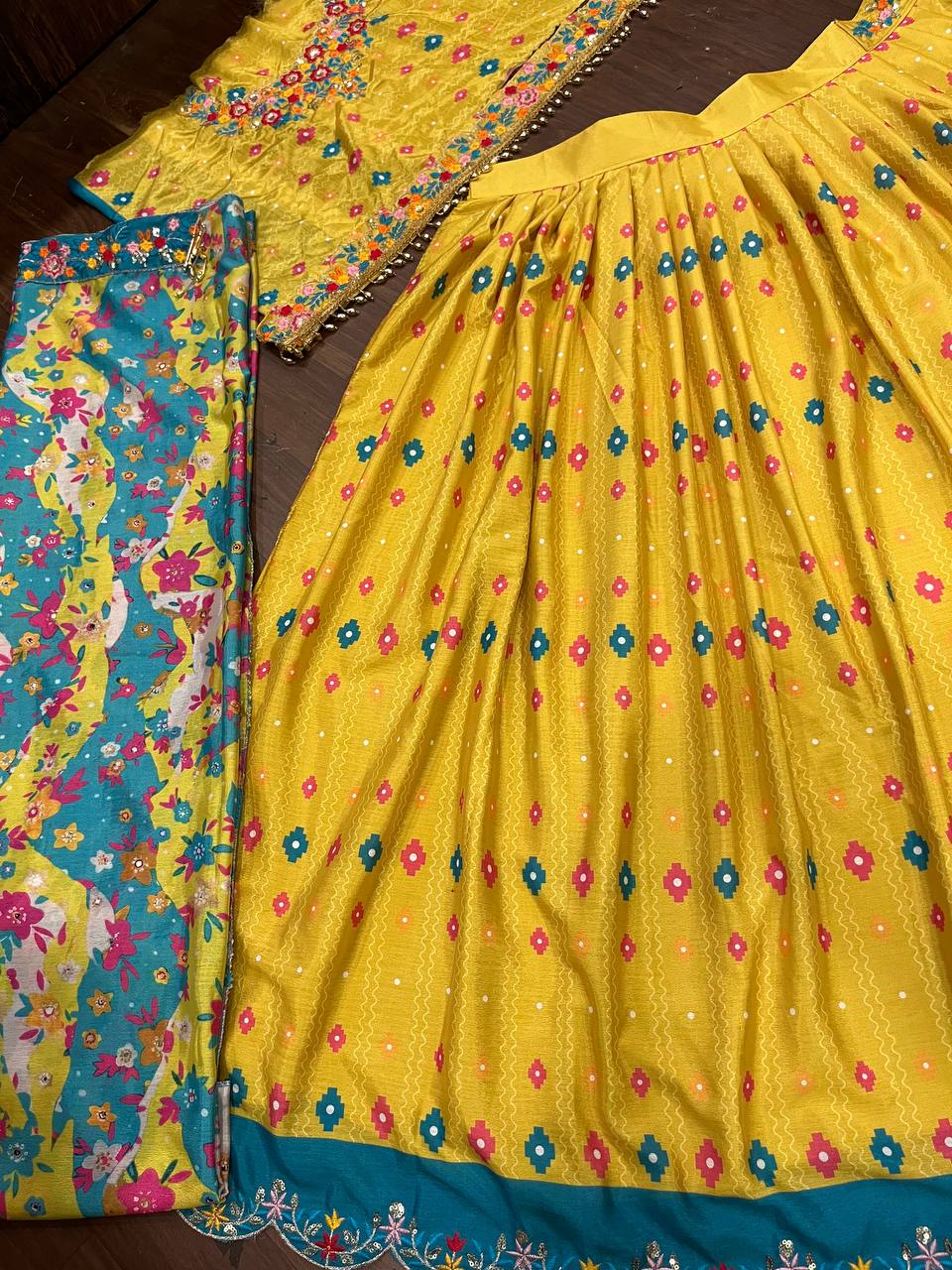 Launching 4 Meter Flared Lehenga, Exceptional Quality