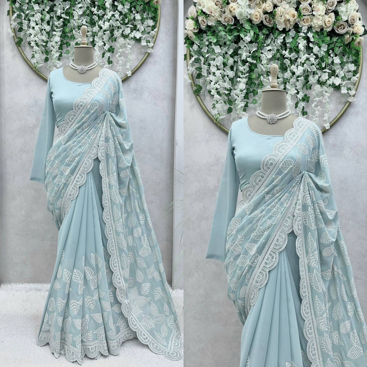 Looking some one for this same colour beautiful Designer Saree