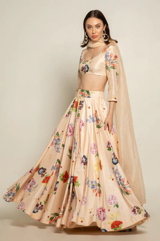 Soft Taffeta Silk Lehenga