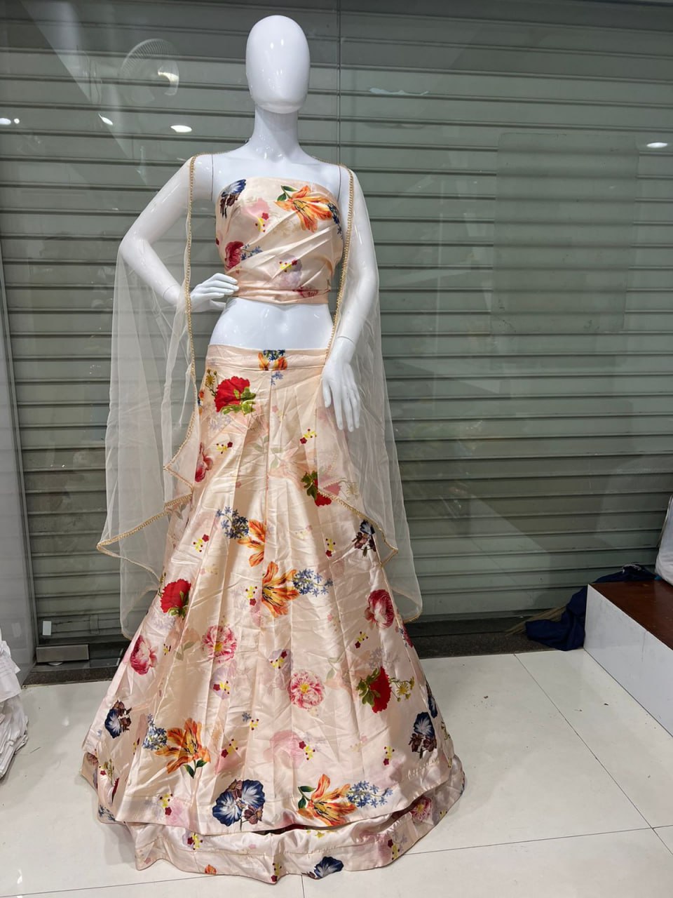 Soft Taffeta Silk Lehenga