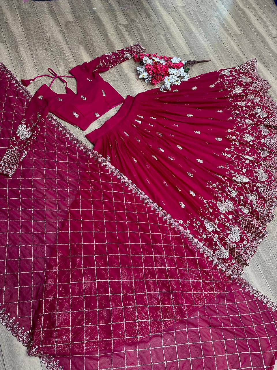 Fox Georgette Launching New Festival Lehenga Choli