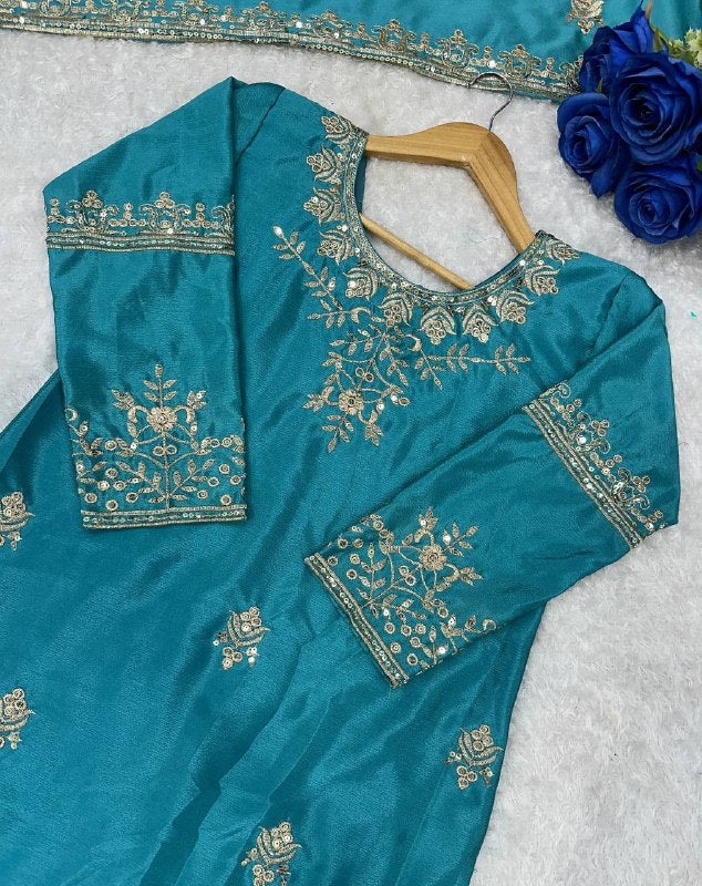 NEW ĐĚSIGNER PARTY WEAR TOP AND SARARA WITH FANCY DUPPATA WORK