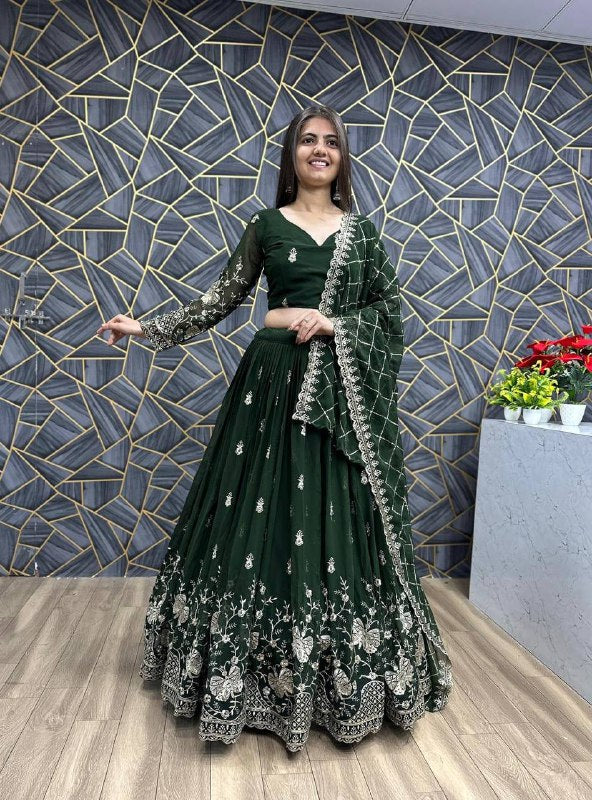 Fox Georgette New Festival Lehenga Choli