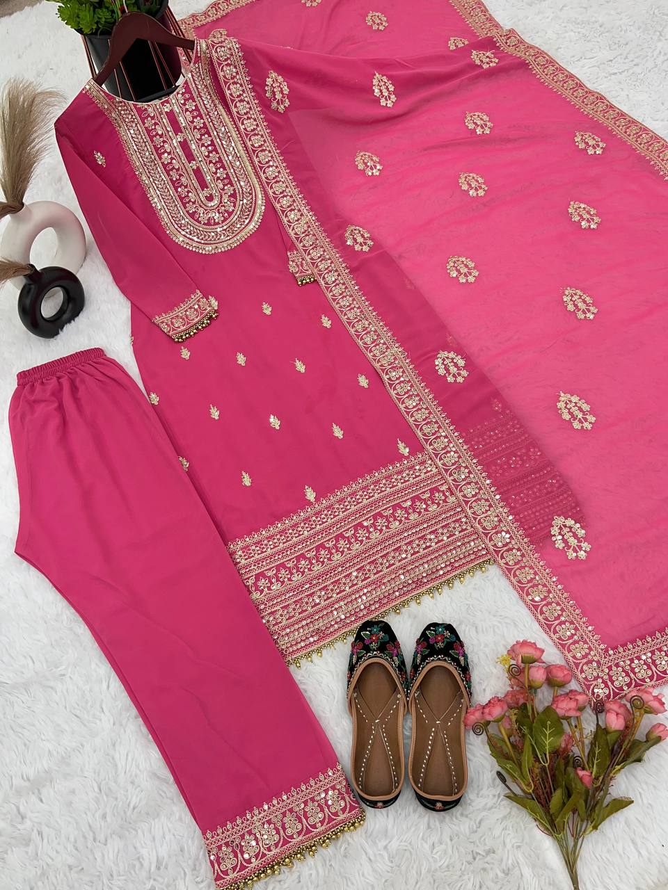 New Designer Collection In Faux Georgette Suit