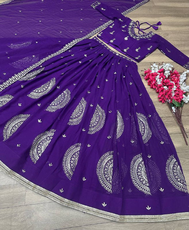 Fox Georgette New Festival Lehenga Choli