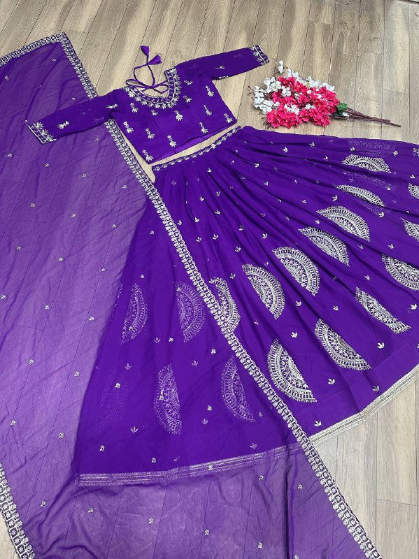 Fox Georgette New Festival Lehenga Choli