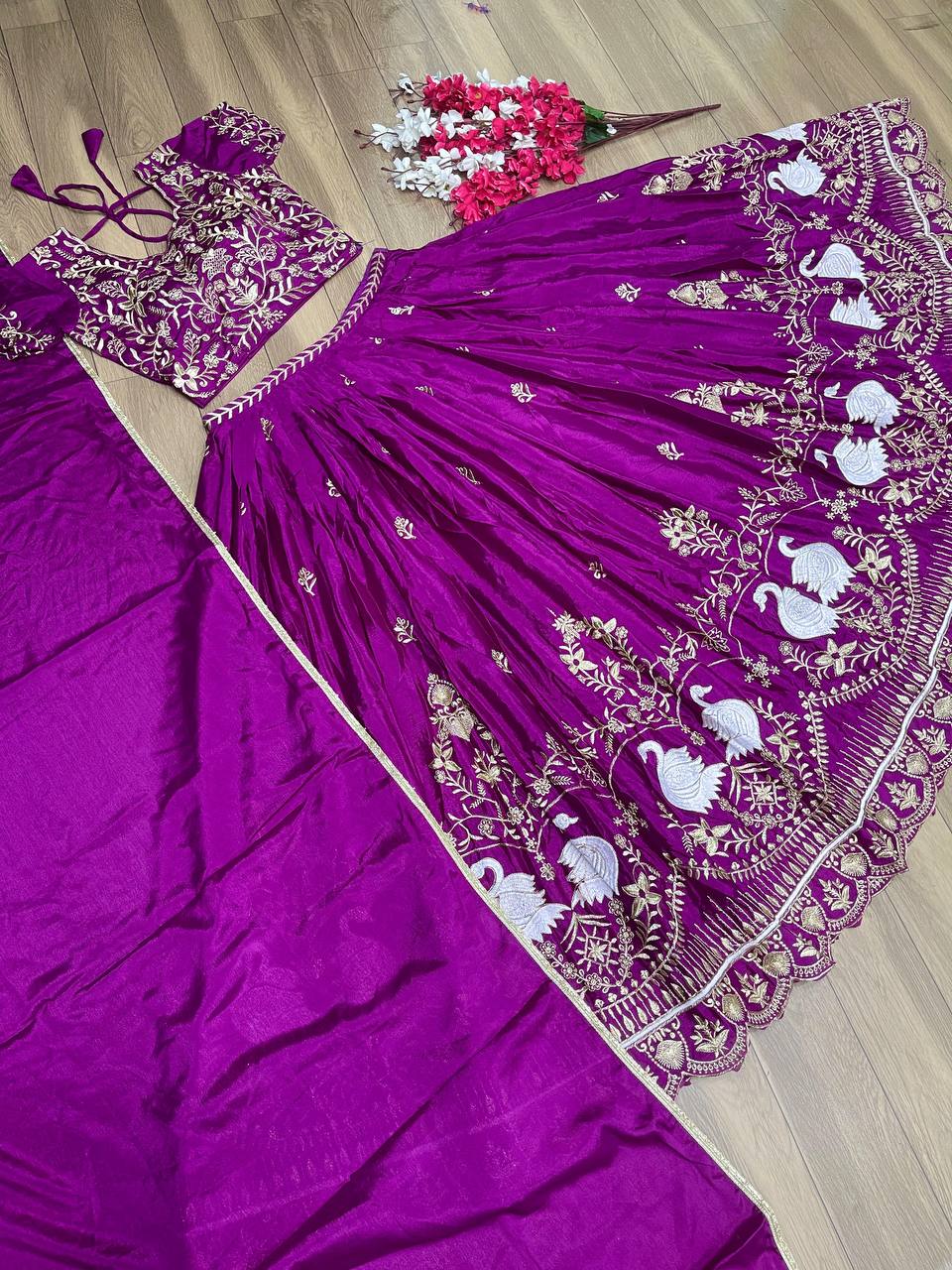 Fox Georgette New Festival Lehenga Choli