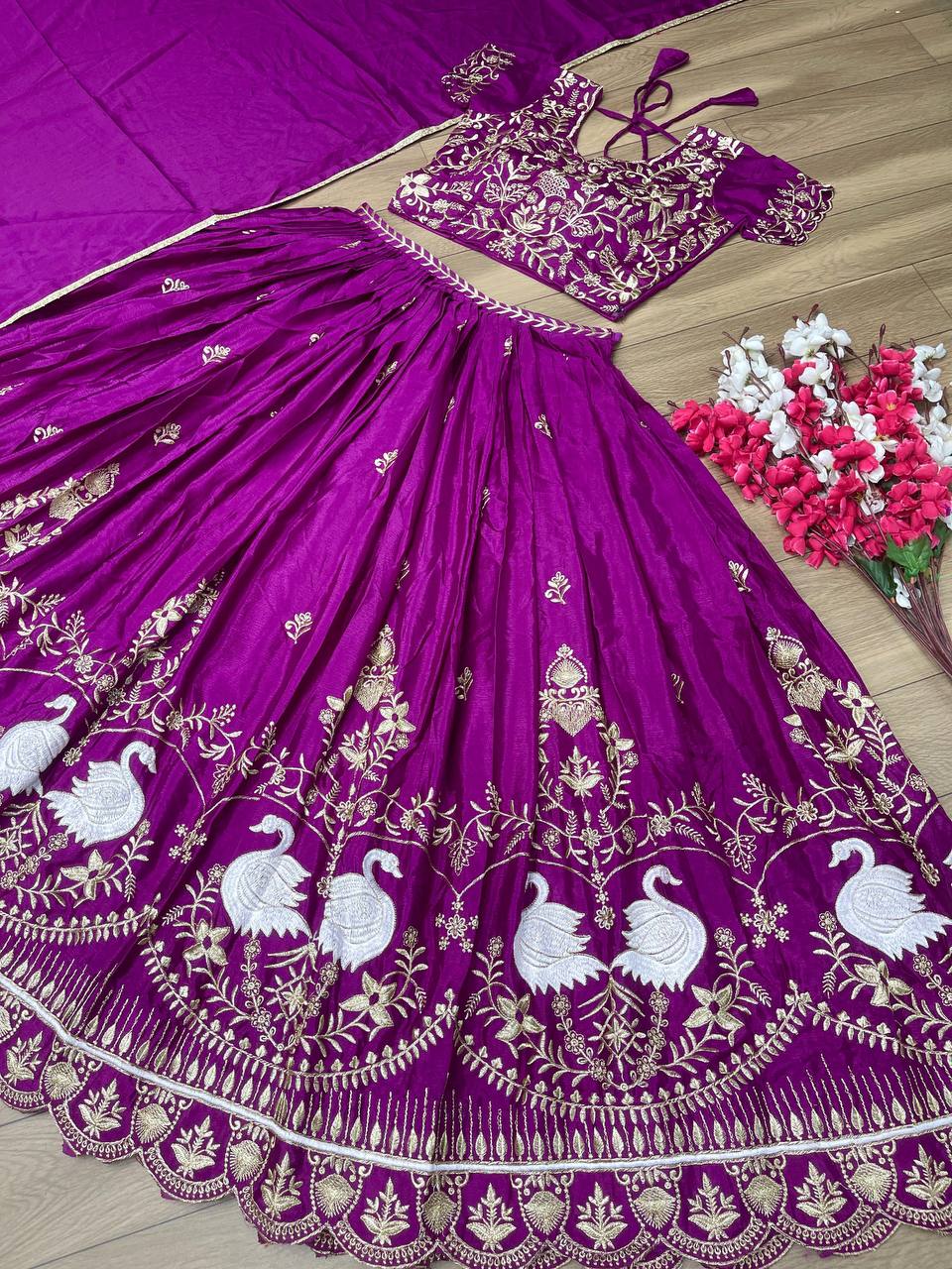 Fox Georgette New Festival Lehenga Choli