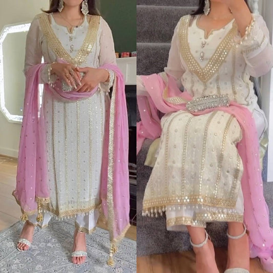 Summer Special Presenting New Designer Party Wear Long Pakistani Suit