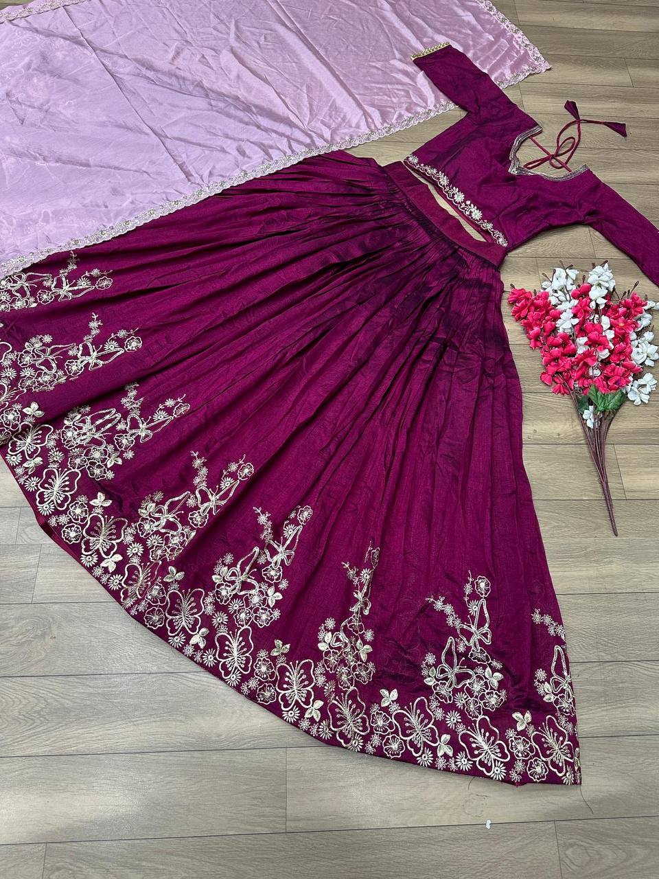 Vichitra Silk New Festival Lehenga Choli