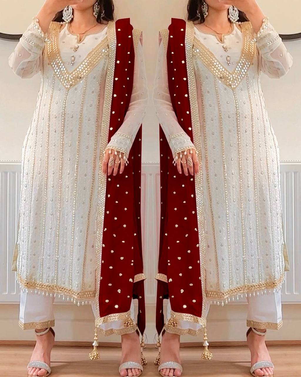 Summer Special Presenting New Designer Party Wear Long Pakistani Suit