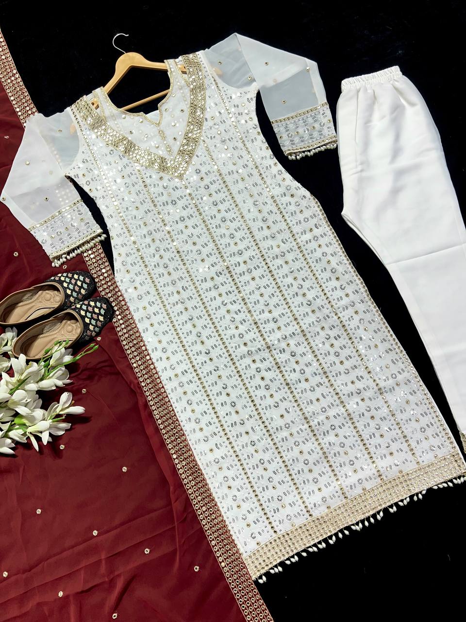 Summer Special Presenting New Designer Party Wear Long Pakistani Suit