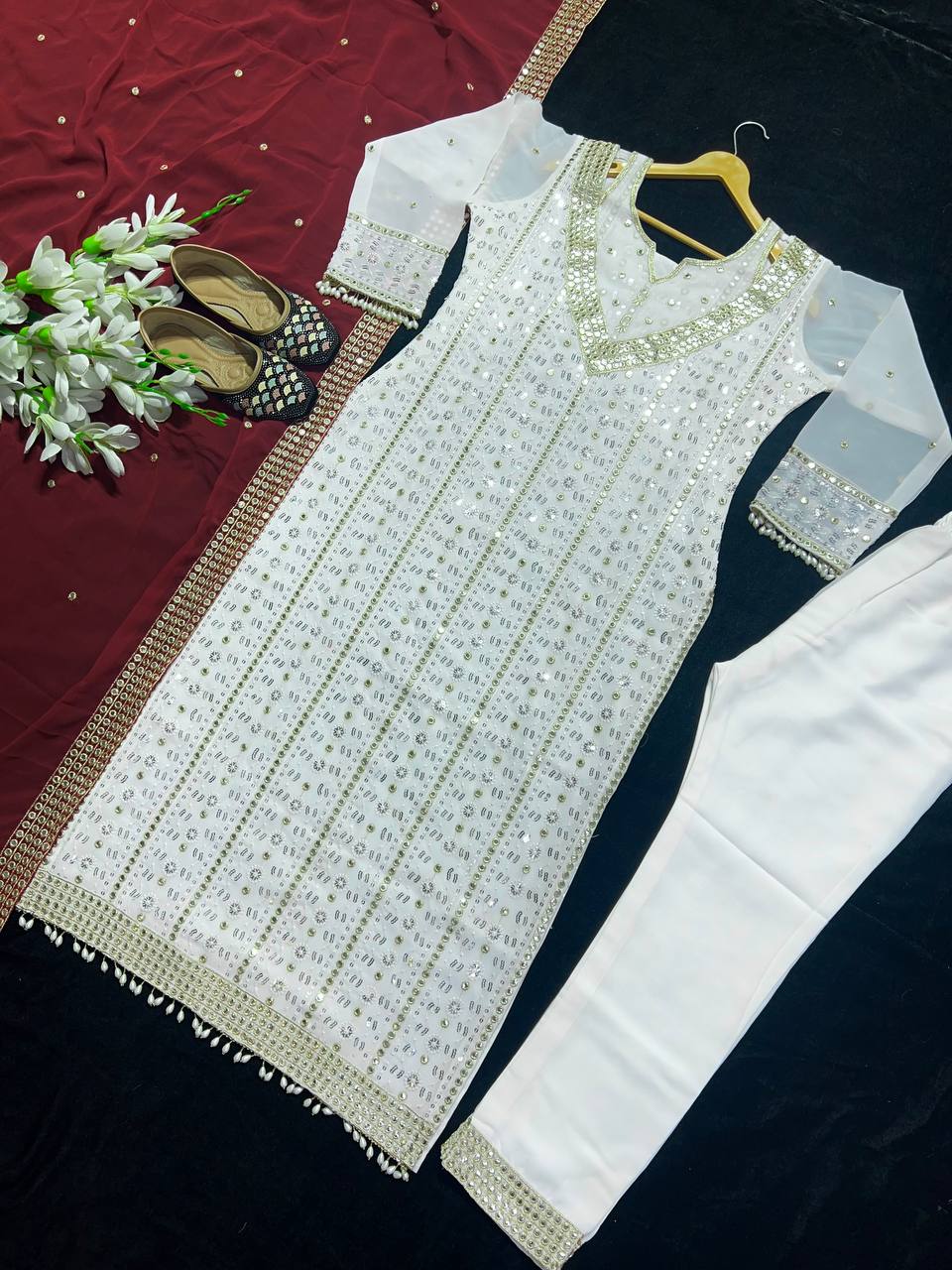 Summer Special Presenting New Designer Party Wear Long Pakistani Suit