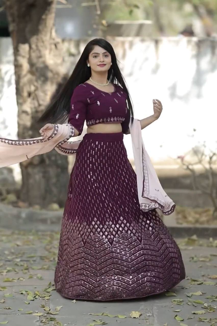 Fox Georgette New Festival Lehenga Choli