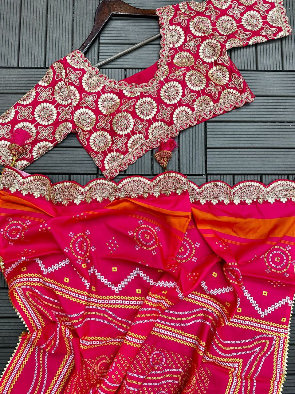 New Launching Embroidery Work Digital Print Lehenga Choli