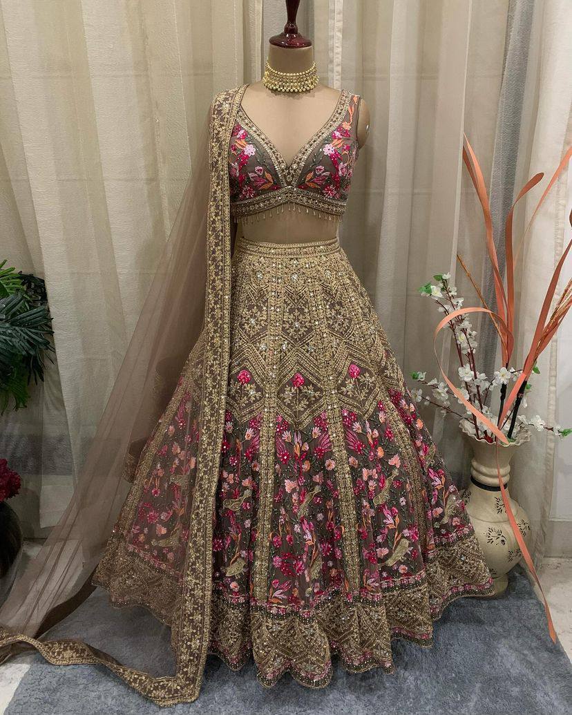 Launching Around 4 meter flared Lehenga