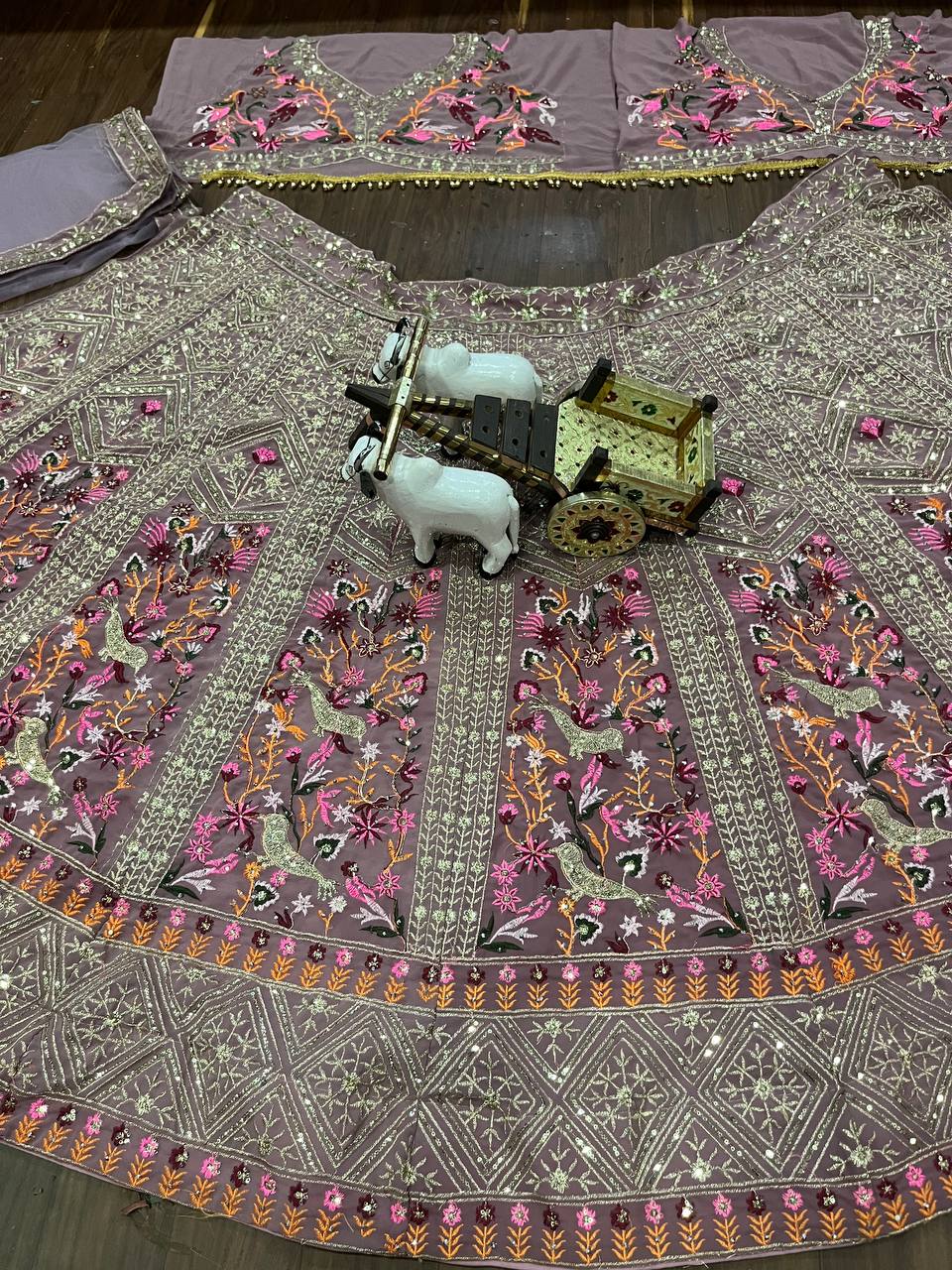 Launching Around 4 meter flared Lehenga