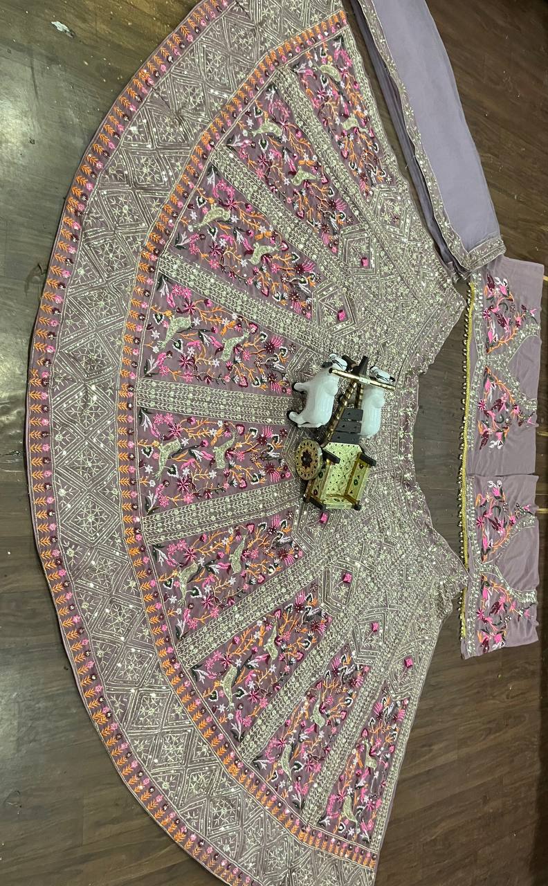 Launching Around 4 meter flared Lehenga