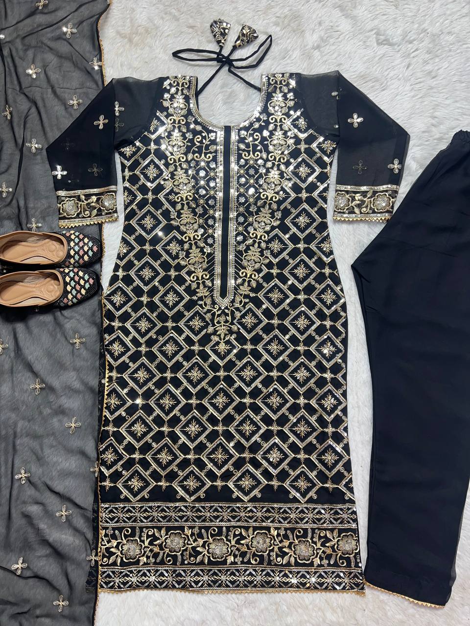 Monsoon Special Presenting New Designer Party Wear Long Pakistani Suit