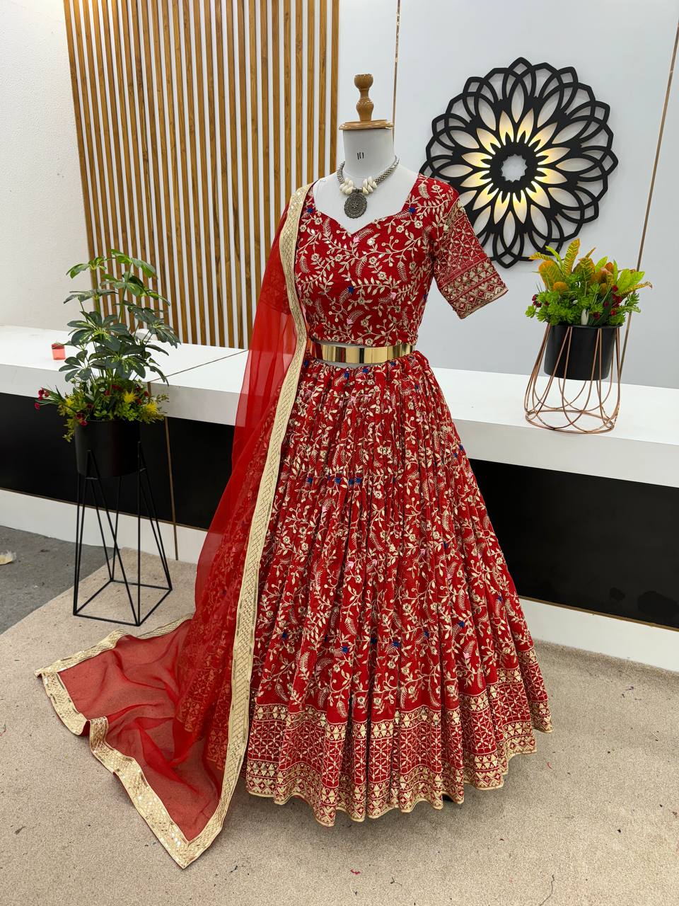 New Wedding Collection Lehenga Choli With Full Heavy Embroidery Sequence Work