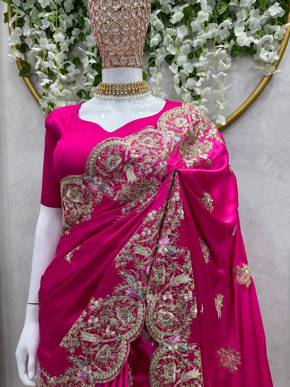 Looking some one for this same colour beautiful Designer Saree